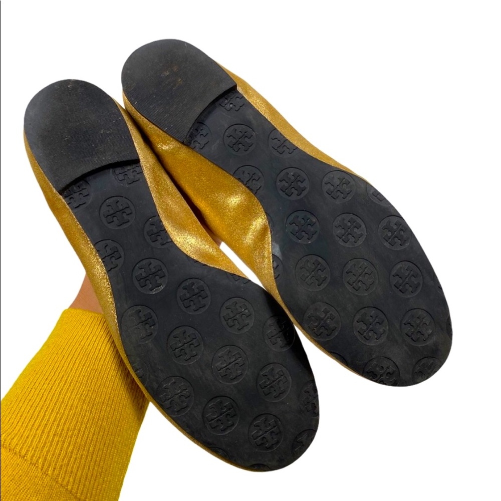 ☀️Tory Burch gold reva flats women's☀️ - Picture 5 of 6